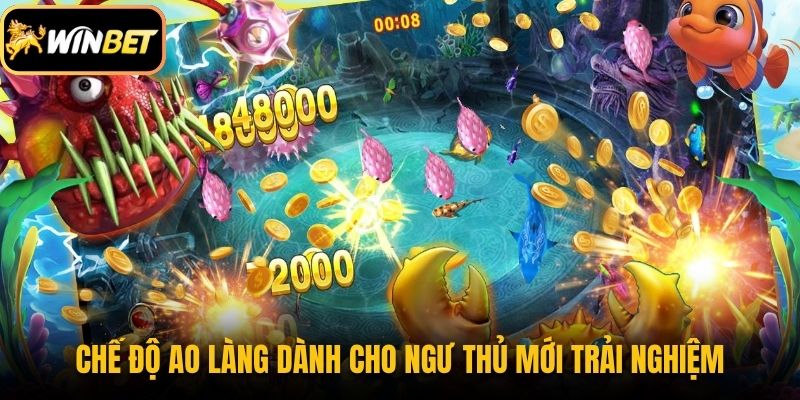 Bắn Cá H5 - Ngư Trường Săn Boss Đỉnh Cao Tại Winbet 3 Chế độ ao làng dành cho ngư thủ mới trải nghiệm
