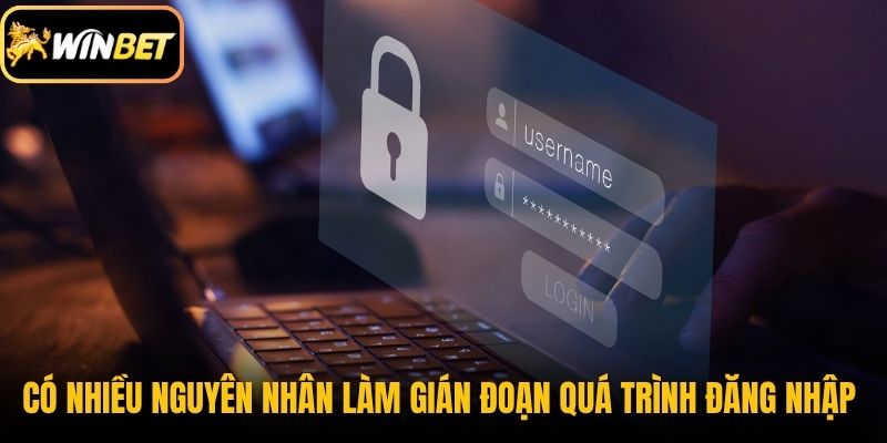 Có nhiều nguyên nhân làm gián đoạn quá trình đăng nhập Winbet